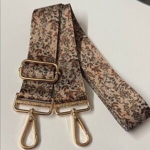 Floral Strap in Brown and Gold